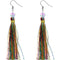 Multicolor Long Tassel Fringe Bead Earrings