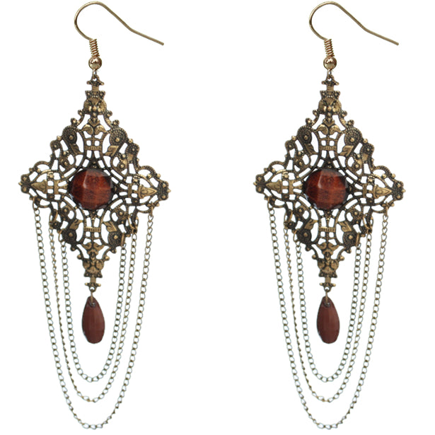 Gold Chain Earrings