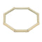 Beige Lightweight Hexagon Bamboo Bracelet