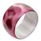 Berry Pink Spotted Glossy Bangle Bracelet