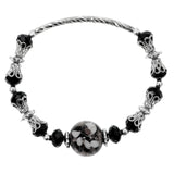 Glass Bead Stretch Bracelet