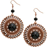 Black Bead Earrings