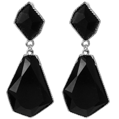Black Bubble Earrings