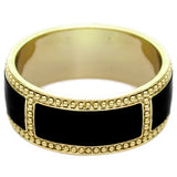 Black Beaded Outline Bangle Bracelet