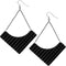 Black Big Earrings