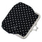 Black Polka Dot Kisslock Coin Purse Wallet