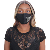 Black Silver I Can't Breath Face Mask