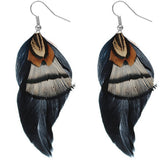 Black Feather Earrings