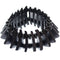 Black Wooden Geometric Triangle Stretch Bracelet