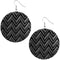 Black drop earrings