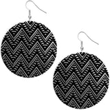 Black drop earrings