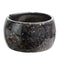 Black Spotted Round Hinged Bracelet