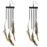 Feather Dangling Earrings