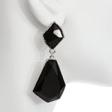 Black Geometric Earrings