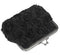 Black Kisslock Flower Coin Purse