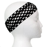 Black Crochet Stretch Headband