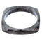 Black Glossy Faux Marble Bangle Bracelet