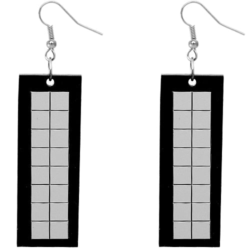 Black Reflect Earrings