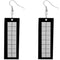 Black Reflect Earrings