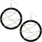Black Wood Chain Earrings
