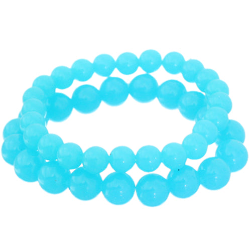 Blue 2-Piece Beaded Stretch Bracelets