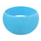 Blue Round Curvy Bangle Bracelet