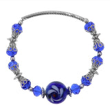 Glass Bead Stretch Bracelet