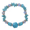Blue Chakra Crystal Chip Stretch Bracelet
