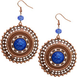 Blue Bead Earrings