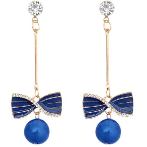 Blue inexpensive pearls