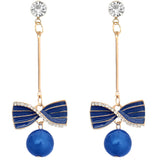 Blue inexpensive pearls