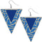 Blue Unique Earrings