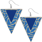 Blue Unique Earrings