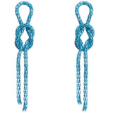 Blue Knot Earrings