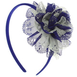 Blue Layered Flower Headband