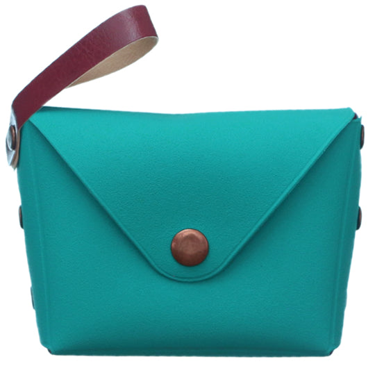 Blue Mini Wristlet Wallet