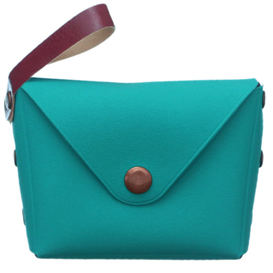 Blue Mini Wristlet Wallet