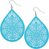 Blue Pear Shaped Earrings