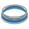Blue 5-piece Twist Stacked Bracelet Set