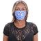 Blue Swirl Pattern Face Mask