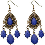 Blue Dangle Earrings