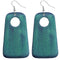 Blue Cutout Wooden Earrings