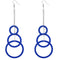Blue Long Chain Earrings
