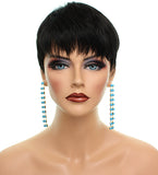 Blue Elegant Beaded Drop Earrings