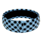 Blue Checkered Bangle Bracelet