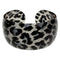 Blue Cheetah Print Cuff Bracelet