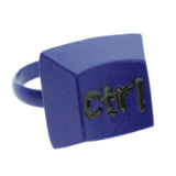 Blue Keyboard CTRL Key Adjustable Ring