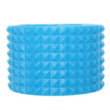 Blue Pyramid Cone Bangle Bracelet