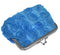 Blue Kisslock Flower Coin Purse