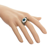 Blue Realistic Evil Eyeball Ring